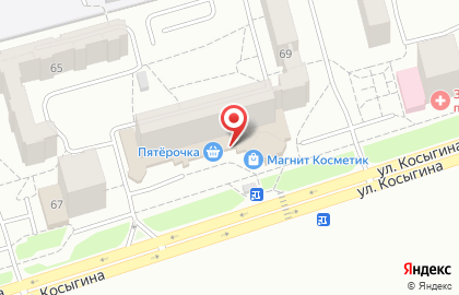 Универсальный магазин Fix Price на улице Косыгина на карте