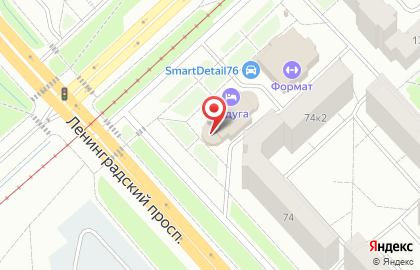 Супермаркет Пятёрочка в Дзержинском районе на карте