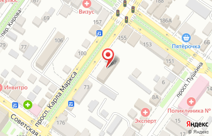 Департамент городского хозяйства на улице Карла Маркса на карте