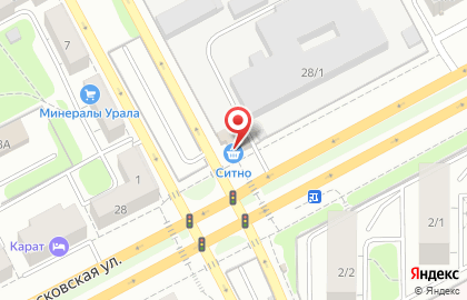 Продуктовый магазин Ситно на Московской улице на карте