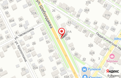 ДНС на улице Шеболдаева на карте