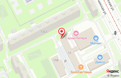 Подростково-молодежный клуб Юность в Фрунзенском районе на карте