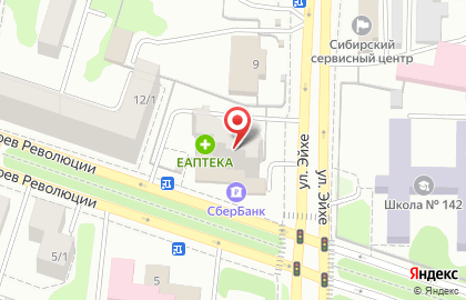 ДорХан-Новосибирск на улице Героев Революции на карте