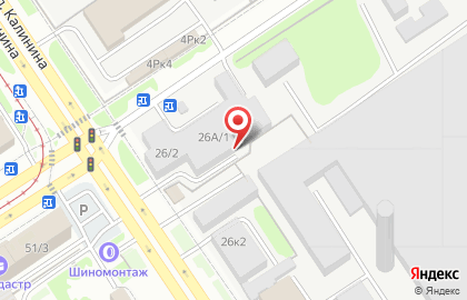 Сауна Клеопатра в Октябрьском районе на карте