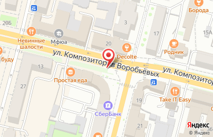 GEOMETRIA.ru на улице Композиторов Воробьёвых на карте
