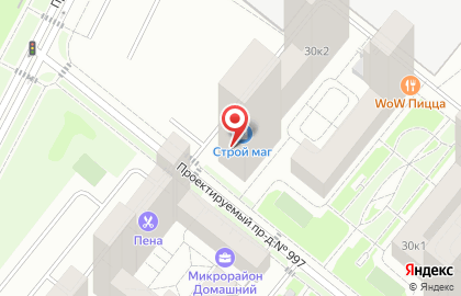 Строймаркет в Москве на карте