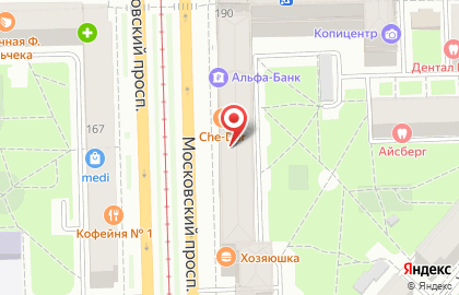 Емеля на Московском проспекте на карте