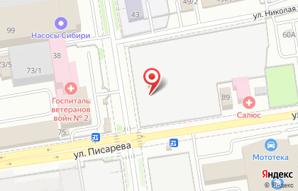 Автотехцентр АвтоMaster на улице Семьи Шамшиных на карте