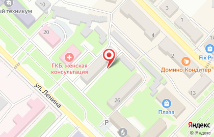 Юридическое агентство на улице Ленина на карте