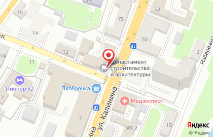 Управление капитального строительства Брянской области на карте