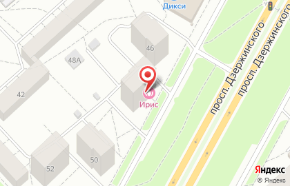 Салон-парикмахерская Ирис на проспекте Дзержинского на карте