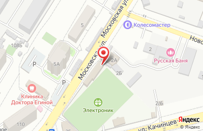 Шиномонтажная мастерская на Московской, 2Б на карте