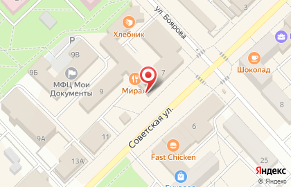Тосненское РАЙПО на Советской улице на карте