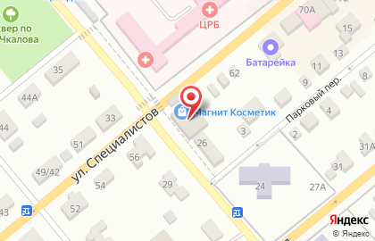 Частная скорая помощь №1 в Зернограде на карте