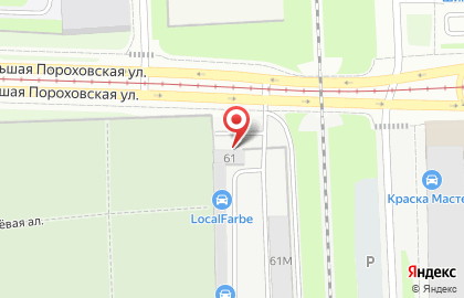 Торговая компания Мир Напитков на Большой Пороховской улице на карте