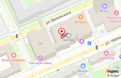 Антик на улице Чернышевского на карте