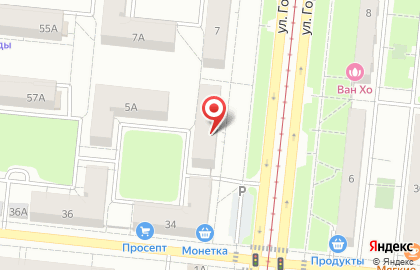 Нотариус Бузыкаева Т.Р. в Тракторозаводском районе на карте
