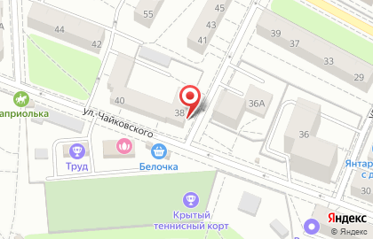 Калининградский центр по гидрометеорологии и мониторингу окружающей среды на улице Чайковского на карте