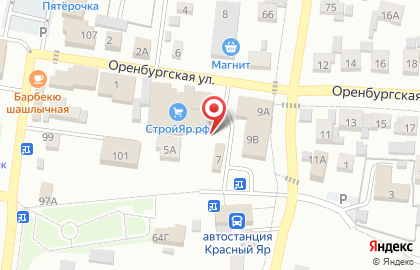 Интернет-магазин строительных материалов StroyYar63.ru на Оренбургской улице на карте