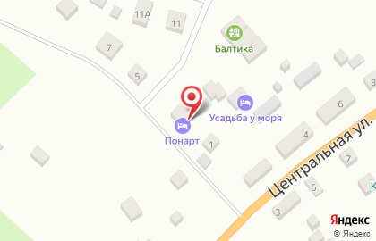 Гостевой дом Понарт в Калининграде на карте