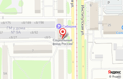 Служба доставки Sushi Gindza на карте
