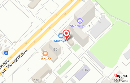 Детский клуб развития Globus-Kids на улице Менделеева на карте