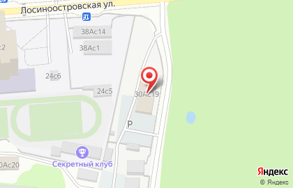 Транспортная компания ГрейЛогистик на Лосиноостровской улице на карте