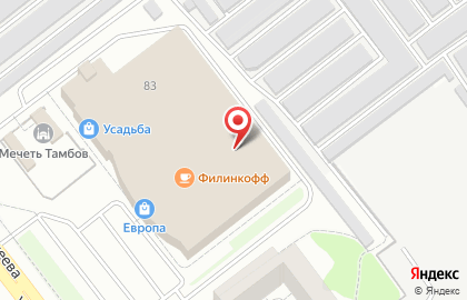 Магазин мебели ТриЯ на улице Рылеева на карте