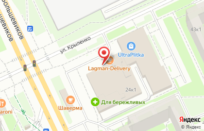 Автошкола Старт на проспекте Большевиков на карте