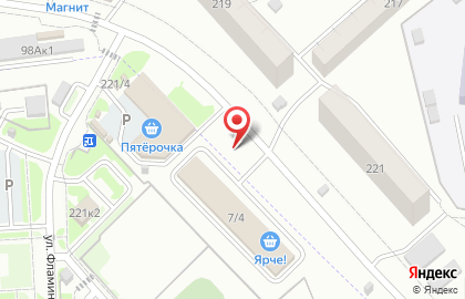 Автостоянка в Новосибирске на карте