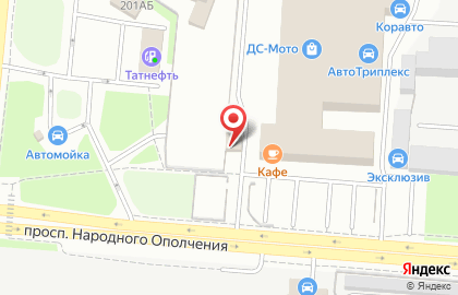 Сервисный центр Ксенон Оптима на метро Проспект Ветеранов на карте