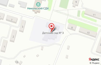 Детский сад №3 на улице Филатова на карте