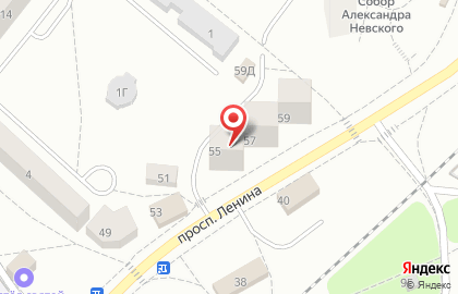 Магазин техники Комфест на проспекте Ленина на карте