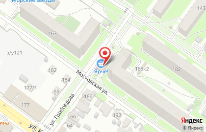 Бочкари на Московской улице на карте