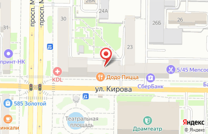 Печки-Лавочки на улице Кирова на карте
