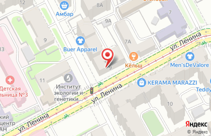 Клиника Эстетика в Ленинском районе на карте