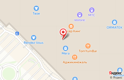 Служба доставки пиццы New York Pizza в Кировском районе на карте