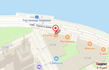 Ресторан-пиццерия IL Forno на Кутузовском проспекте на карте