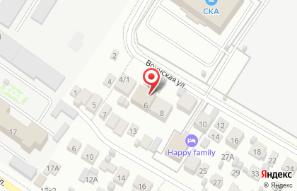 Гостевой дом На Воинской на карте