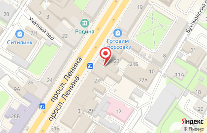 Билайн — домашний интернет и цифровое ТВ на проспекте Ленина на карте