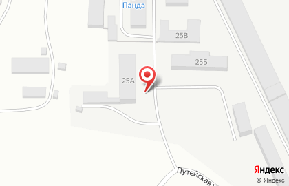 Торговая компания Вираж на Путейской улице на карте