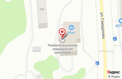 Мурманская швейная фабрика на улице Свердлова на карте