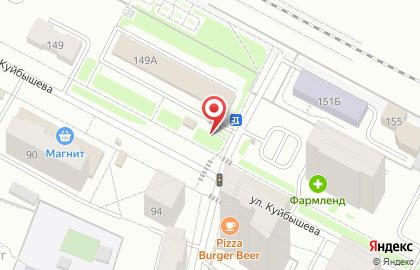 Автостоянка в Екатеринбурге на карте