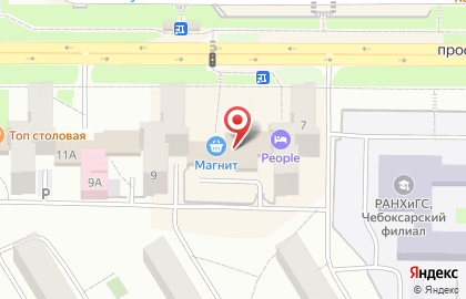 Изба на проспекте Максима Горького на карте