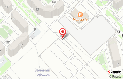 Автостоянка в Красноярске на карте