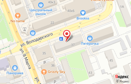 Банкир на улице Володарского на карте