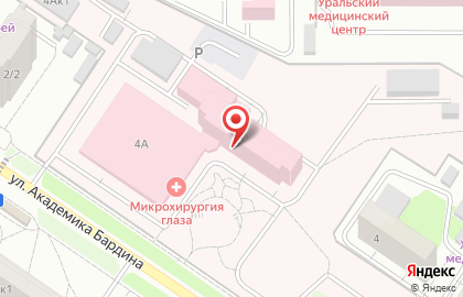 Оптический салон на улице Академика Бардина на карте