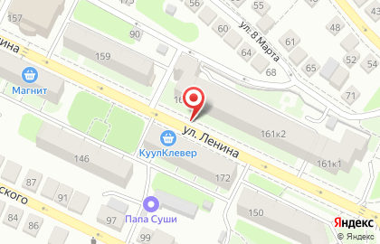 Спартак на улице Ленина на карте
