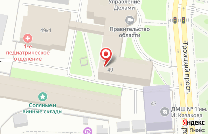 Министерство по развитию местного самоуправления Архангельской области на карте