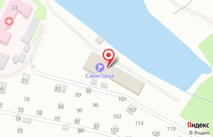 Гостиничный комплекс Синегорье на карте